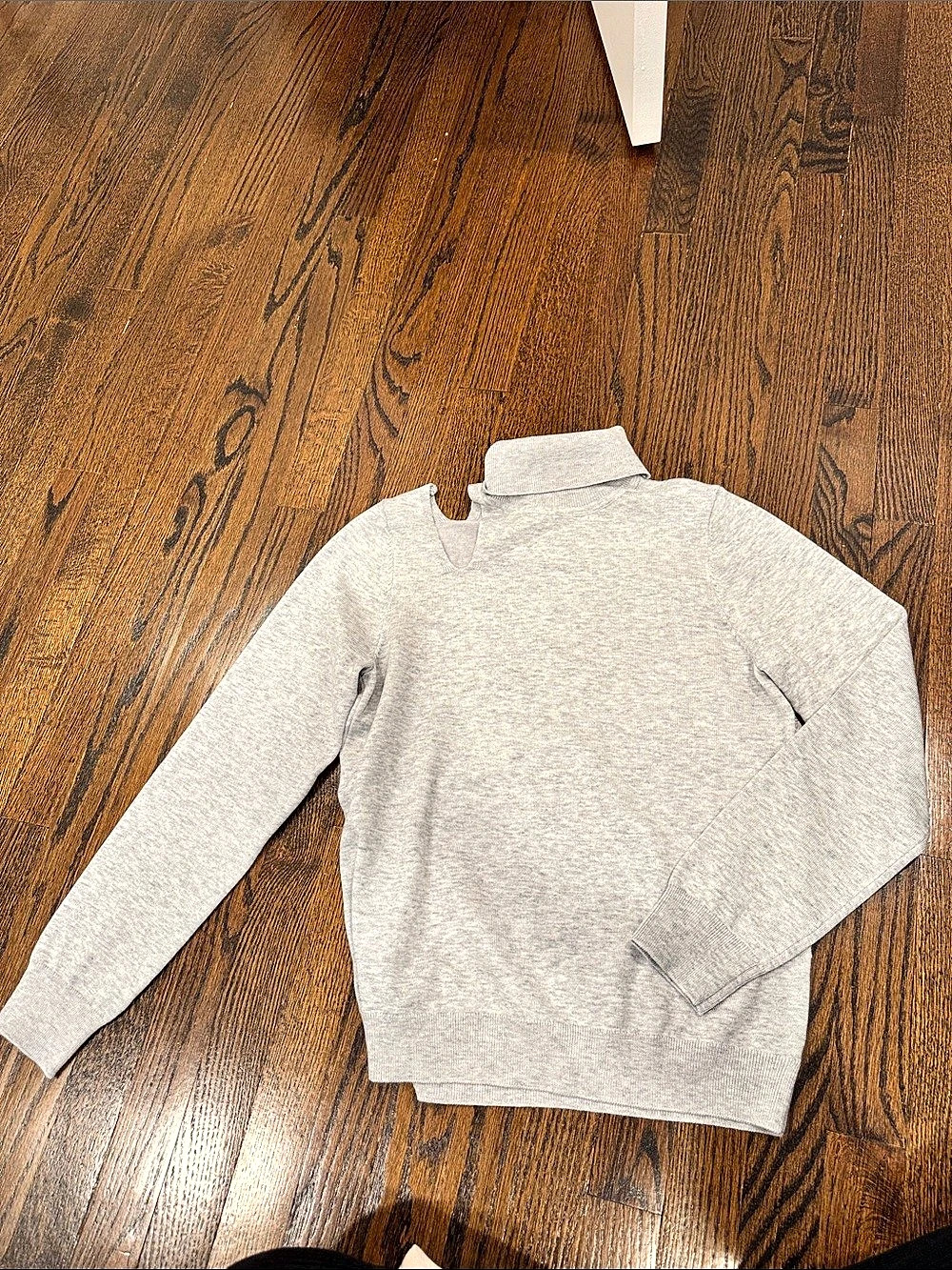 Catherine Malandrino Gray Cowl Neck Like New